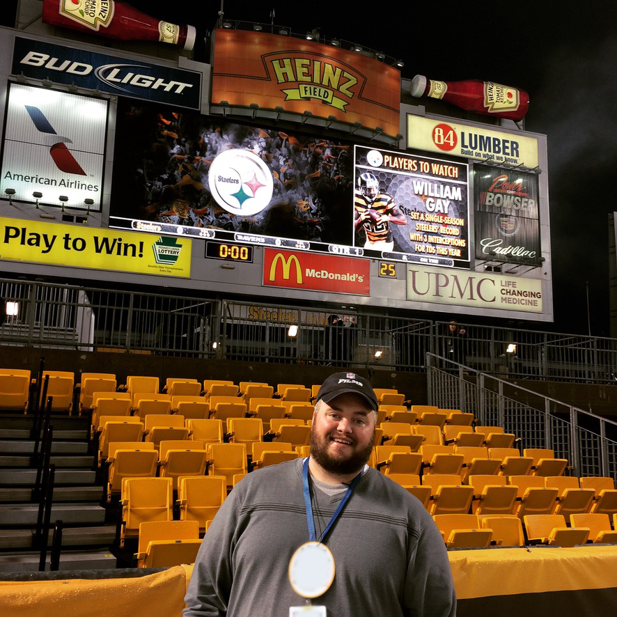 Bill Flickinger at Heinz Field